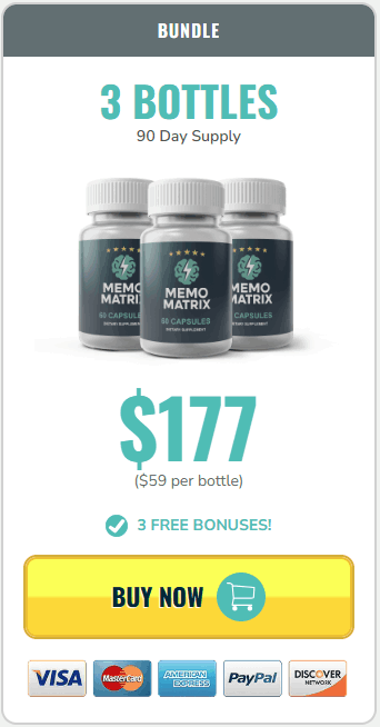 Buy Memo Matrix 3 Bottle